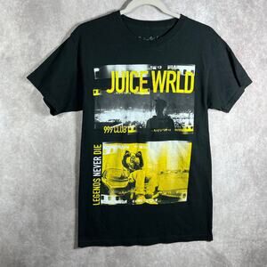 Juice Wrld Legends Never Die Shirt Mens Small‎ Black Graphic Travis Scott Rap